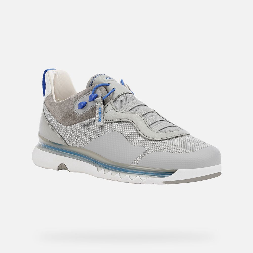 Geox Erkek Spor Ayakkabı Gri - Levita - ILS-541269